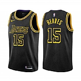 Men's Los Angeles Lakers #15 Austin Reaves Black Stitched Jersey,baseball caps,new era cap wholesale,wholesale hats